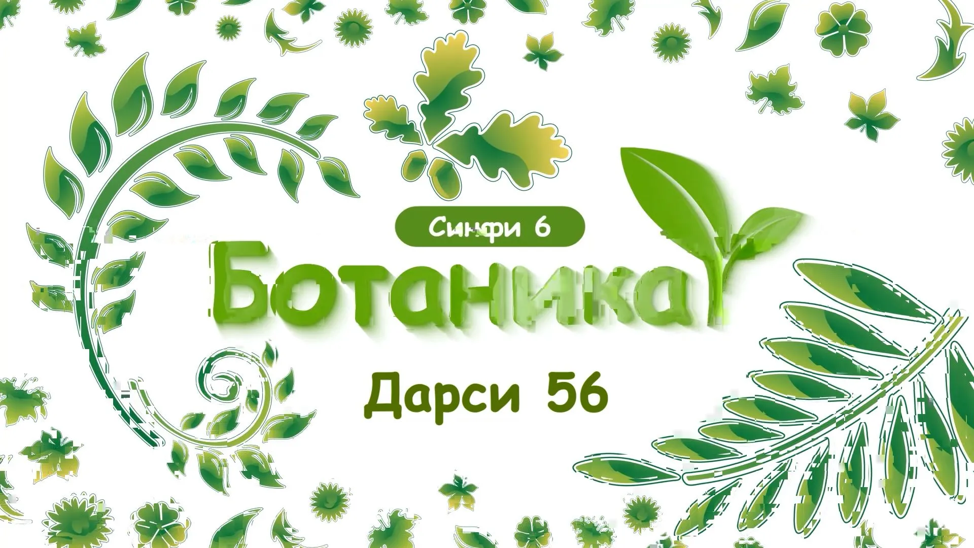 56 Ҷамоаи наботот ва гуногуншаклии онхо