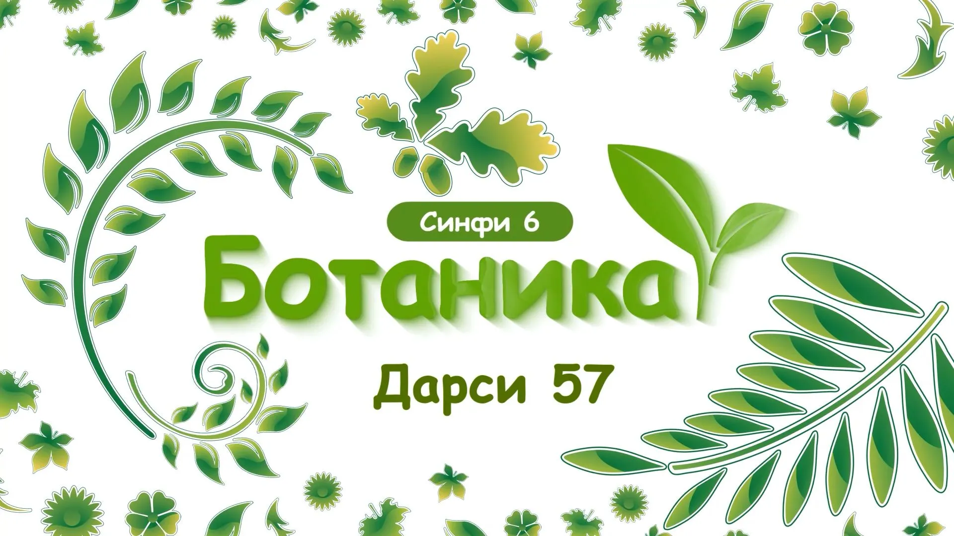 57 Ивазшавии ҷамоаи наботот Флора ва пўшиши наботот